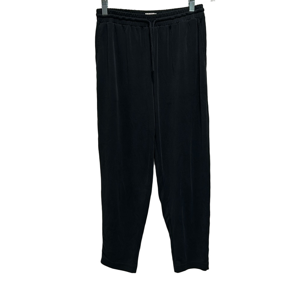 LOFT Outlet Black Soft Drawstring Joggers with Pockets Size Medium